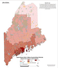 Lyme Disease Risk in Maine County School Districts by James Bowen