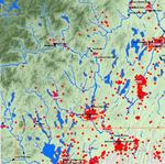 Population Density and Dams in Maine