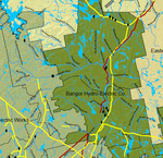 Electric Power Service Areas, Energy Lines, and Hydroelectric Dams of Maine