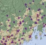 Cell Phone Tower Location and Size in Maine by Andy Mcevoy