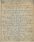 Boardman Missionary Society. List of Articles in the Cabinet in Boardman Missionary Room, 1895. by Boardman Missionary Society (Colby College)