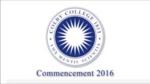 Colby College Commencement 2016