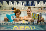 Colby Swim Team, represented by Beth Foxwell ('06) and Chris DeSantis ('06) by Maxwell Brown