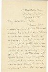 19a. Letter to Mrs. Porter (Page 1) by Bern Porter