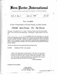 Bern Porter International: Volume 3 Number 2 (April, 1999) by Bern Porter, Sheila Holtz, and Natasha Bernstein