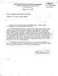 U.S. Civil Service Commission Letter by Bern Porter