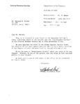 Internal Revenue Service Letter by Bern Porter